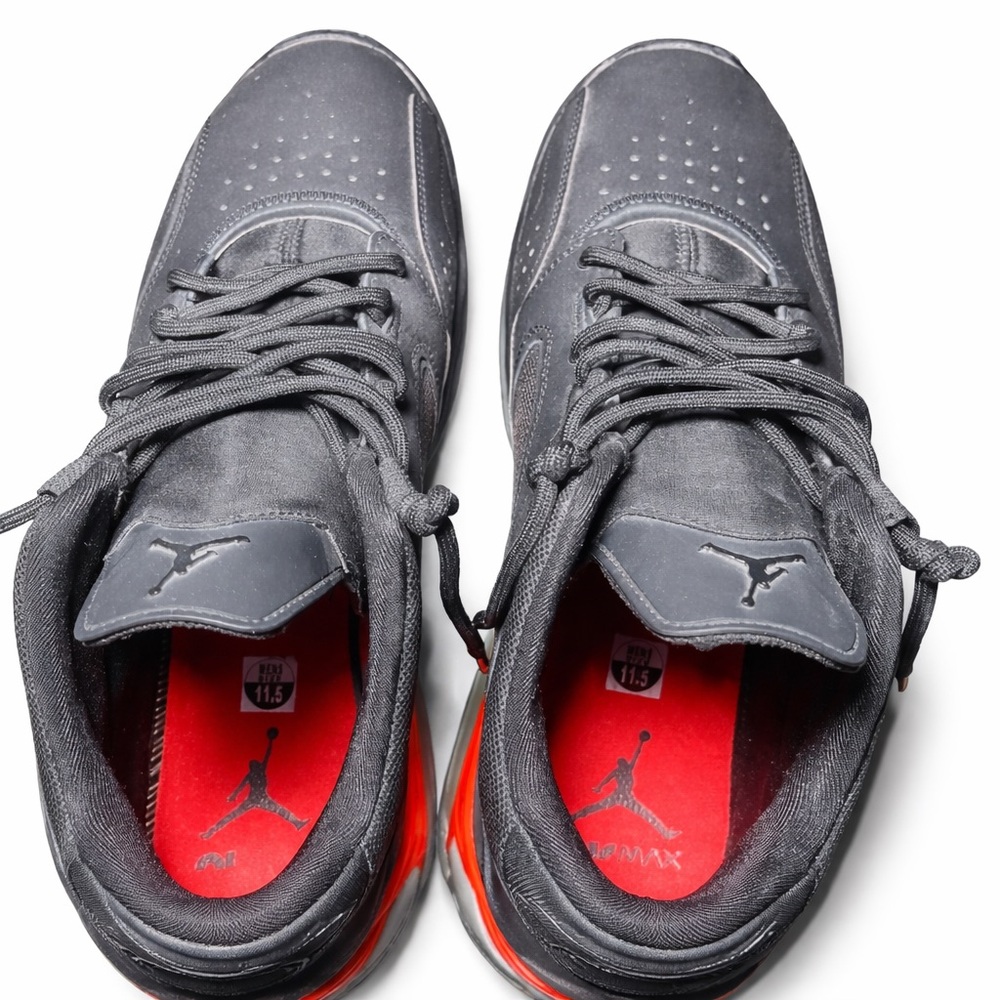 Nike Men’s Air Jordan Air Max Point Lane Infrared Athletic Black Sneakers - Picture 3 of 7